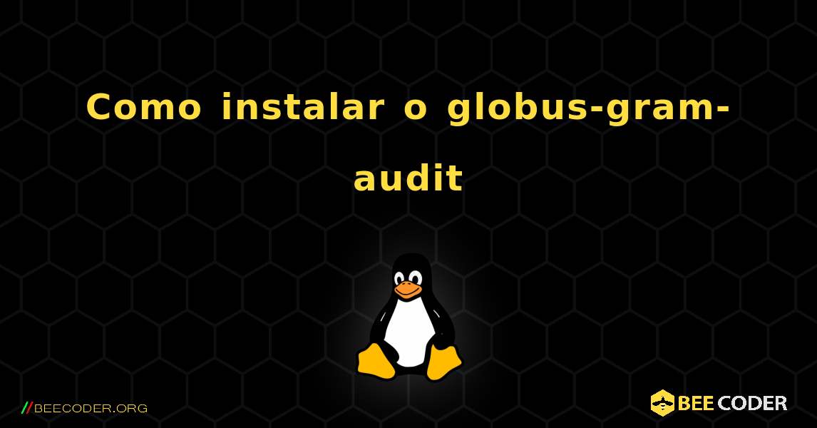 Como instalar o globus-gram-audit . Linux