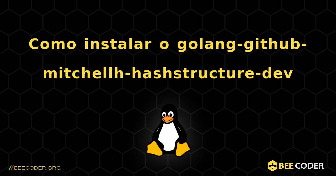 Como instalar o golang-github-mitchellh-hashstructure-dev . Linux