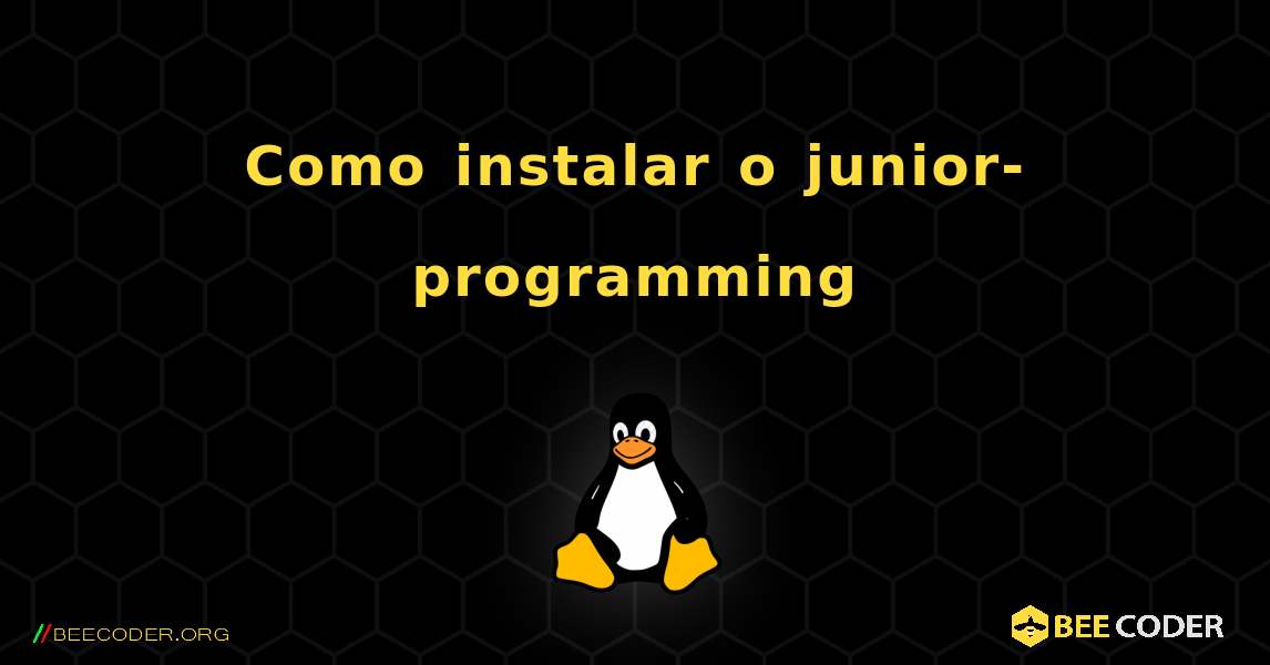 Como instalar o junior-programming . Linux