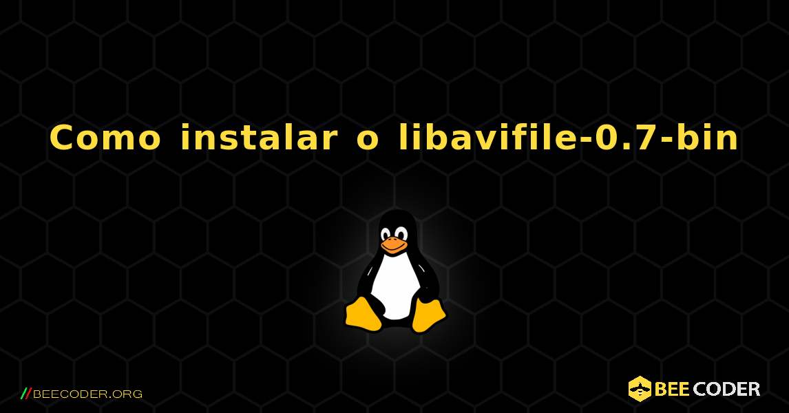 Como instalar o libavifile-0.7-bin . Linux