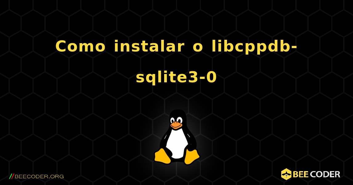 Como instalar o libcppdb-sqlite3-0 . Linux
