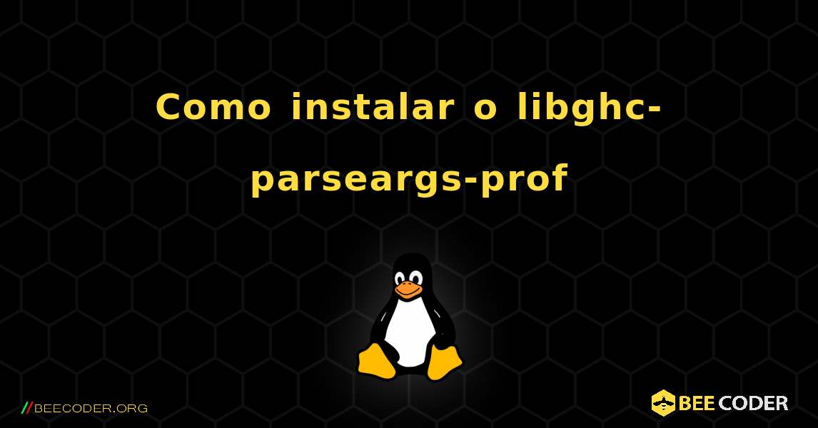 Como instalar o libghc-parseargs-prof . Linux