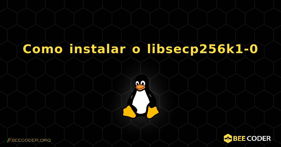 Como instalar o libsecp256k1-0 . Linux