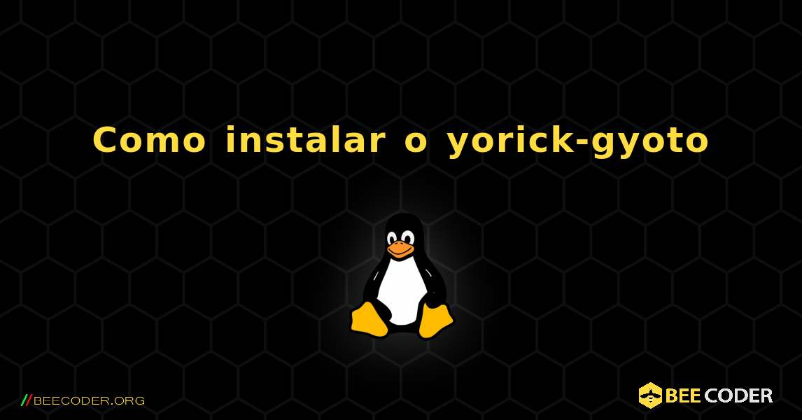 Como instalar o yorick-gyoto . Linux