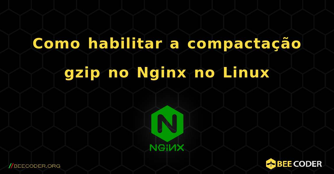 Como habilitar a compactação gzip no Nginx no Linux. NGINX