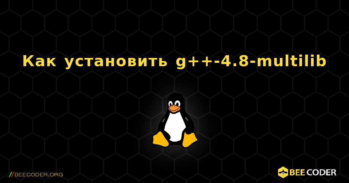 Как установить g++-4.8-multilib . Linux