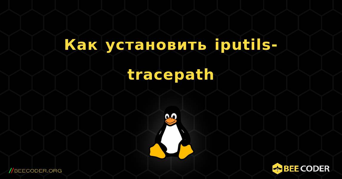 Как установить iputils-tracepath . Linux