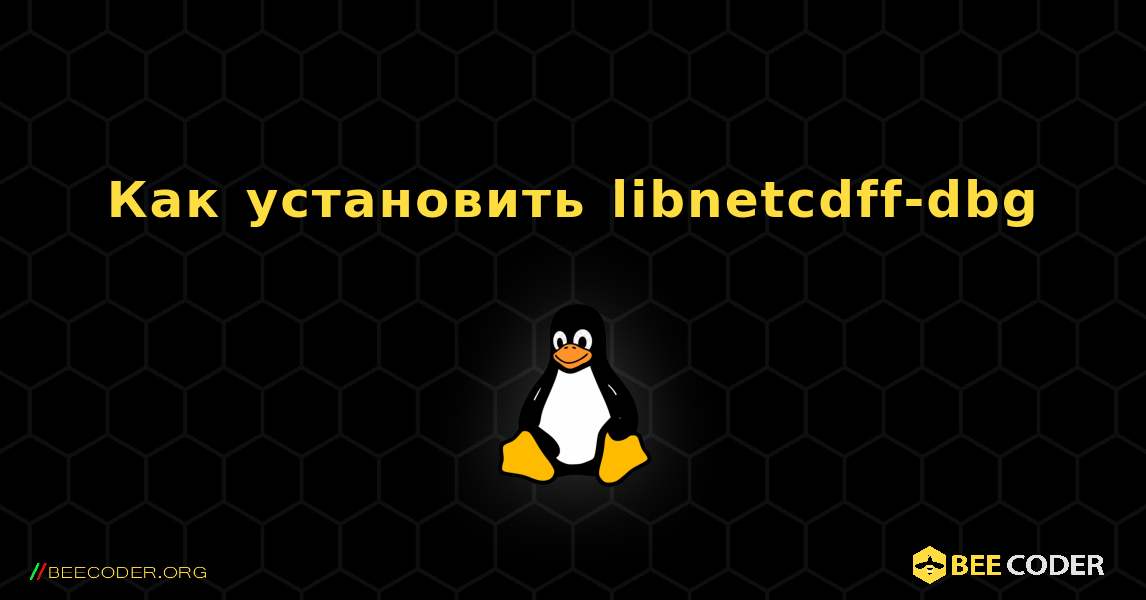Как установить libnetcdff-dbg . Linux