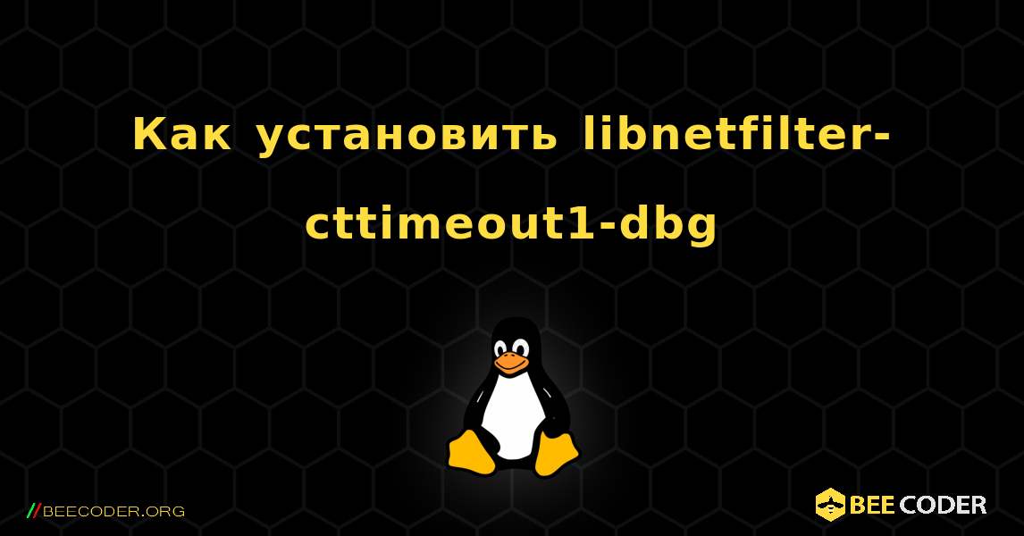 Как установить libnetfilter-cttimeout1-dbg . Linux