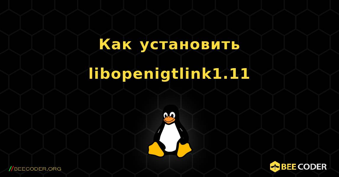 Как установить libopenigtlink1.11 . Linux