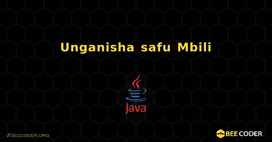 Unganisha safu Mbili. Java