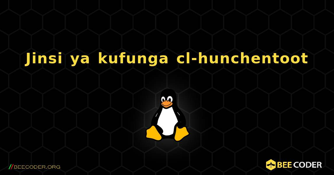 Jinsi ya kufunga cl-hunchentoot . Linux