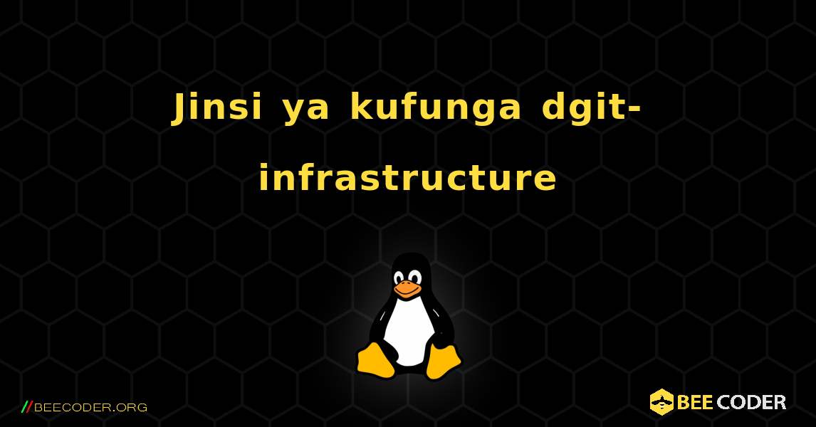 Jinsi ya kufunga dgit-infrastructure . Linux