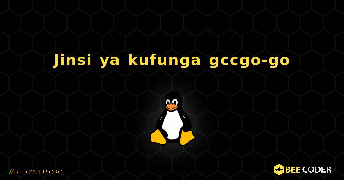 Jinsi ya kufunga gccgo-go . Linux