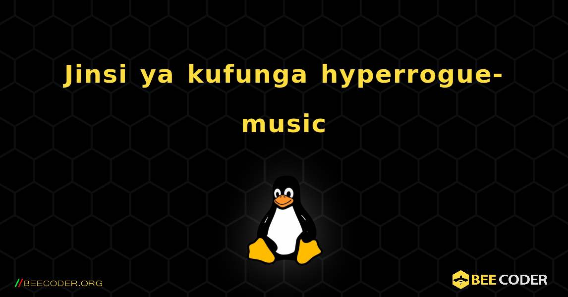 Jinsi ya kufunga hyperrogue-music . Linux