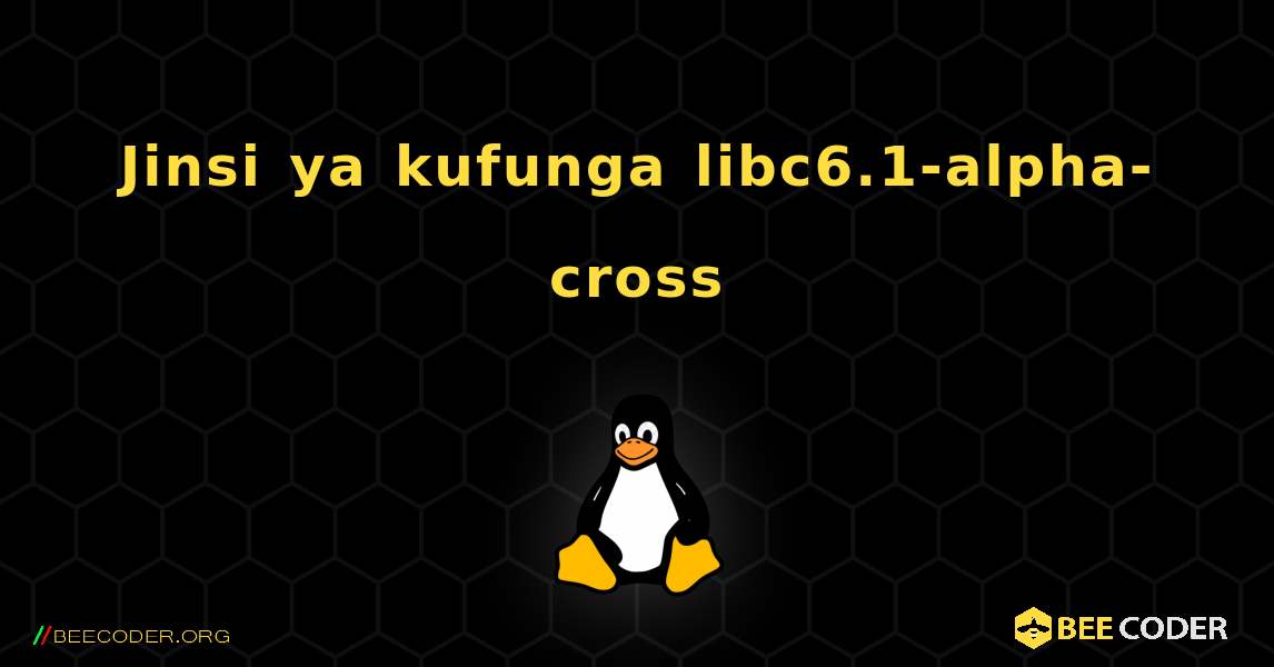 Jinsi ya kufunga libc6.1-alpha-cross . Linux