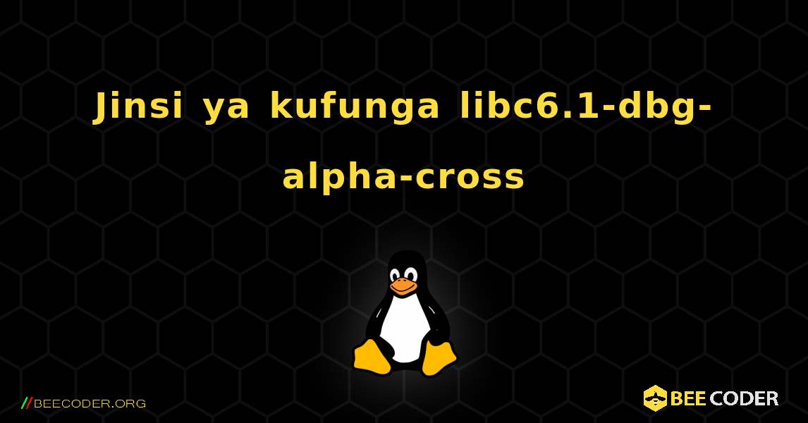 Jinsi ya kufunga libc6.1-dbg-alpha-cross . Linux