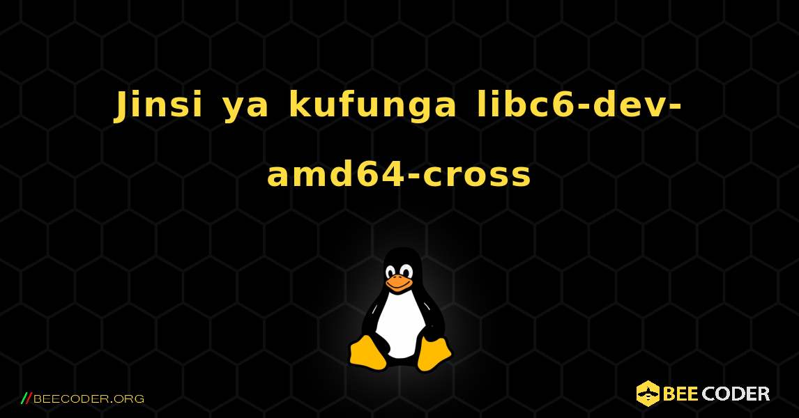 Jinsi ya kufunga libc6-dev-amd64-cross . Linux