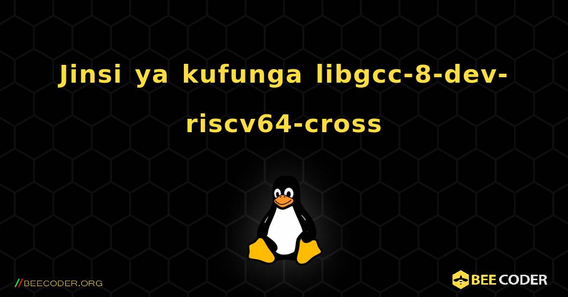 Jinsi ya kufunga libgcc-8-dev-riscv64-cross . Linux