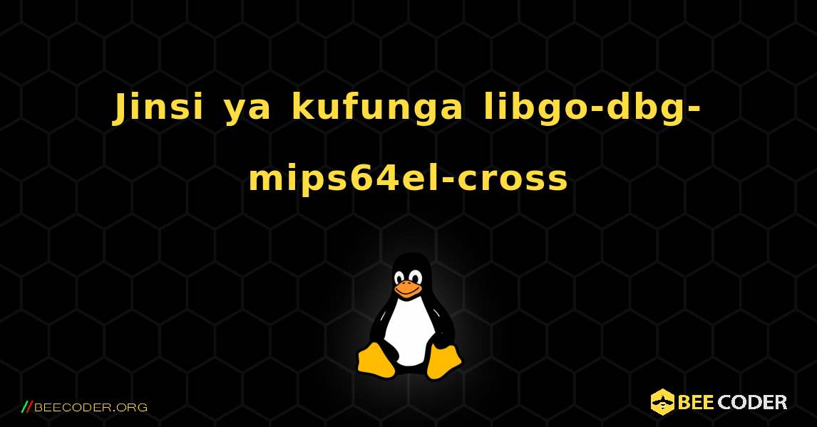 Jinsi ya kufunga libgo-dbg-mips64el-cross . Linux