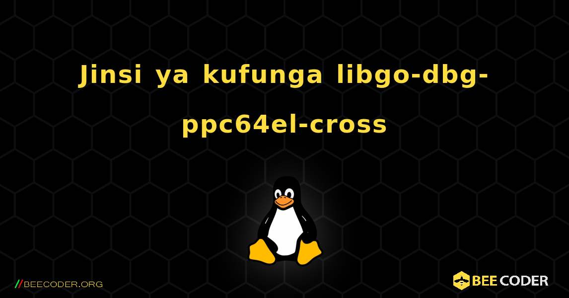 Jinsi ya kufunga libgo-dbg-ppc64el-cross . Linux
