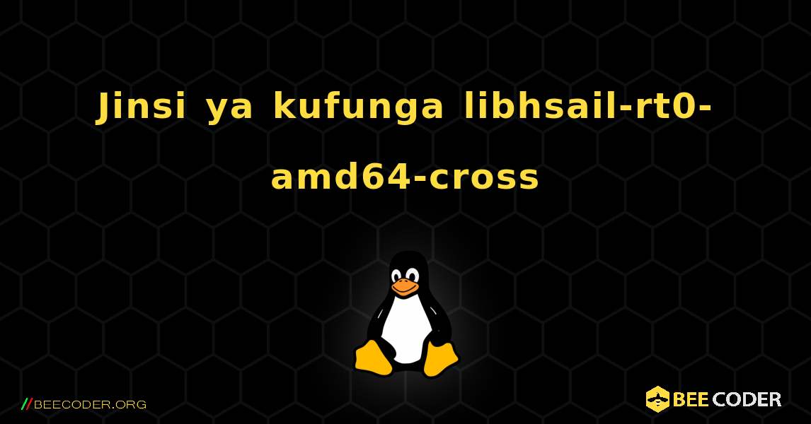 Jinsi ya kufunga libhsail-rt0-amd64-cross . Linux