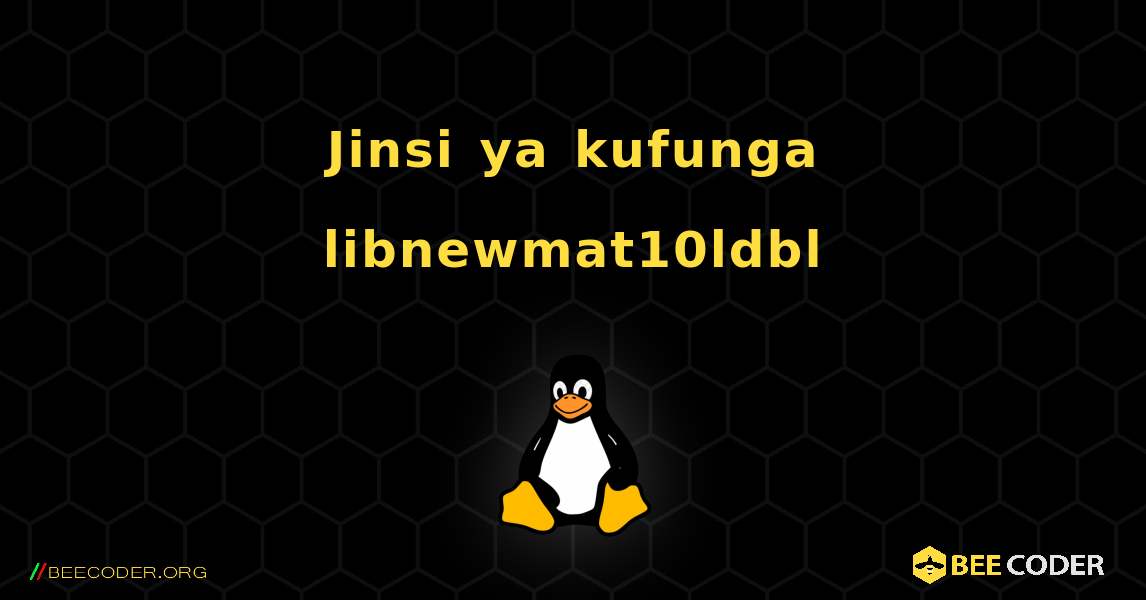 Jinsi ya kufunga libnewmat10ldbl . Linux