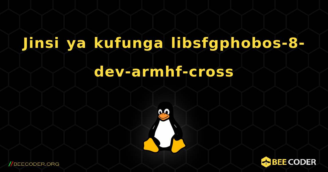 Jinsi ya kufunga libsfgphobos-8-dev-armhf-cross . Linux