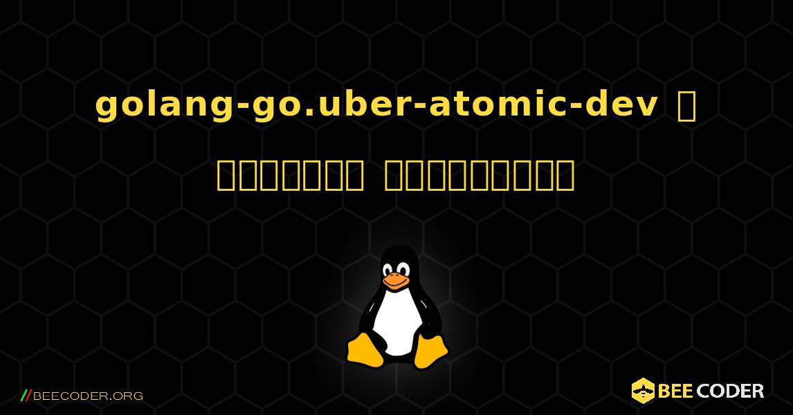 golang-go.uber-atomic-dev  ஐ எவ்வாறு நிறுவுவது. Linux