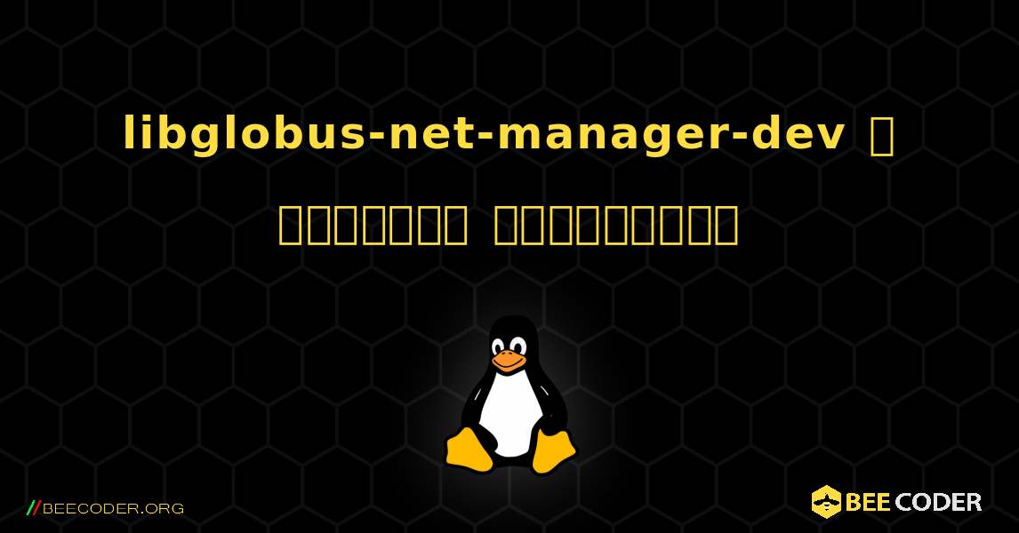 libglobus-net-manager-dev  ஐ எவ்வாறு நிறுவுவது. Linux