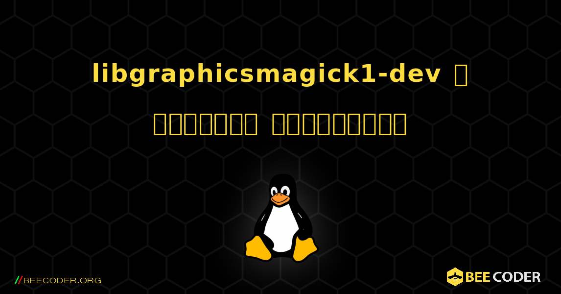 libgraphicsmagick1-dev  ஐ எவ்வாறு நிறுவுவது. Linux