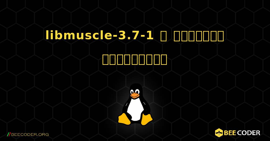 libmuscle-3.7-1  ஐ எவ்வாறு நிறுவுவது. Linux