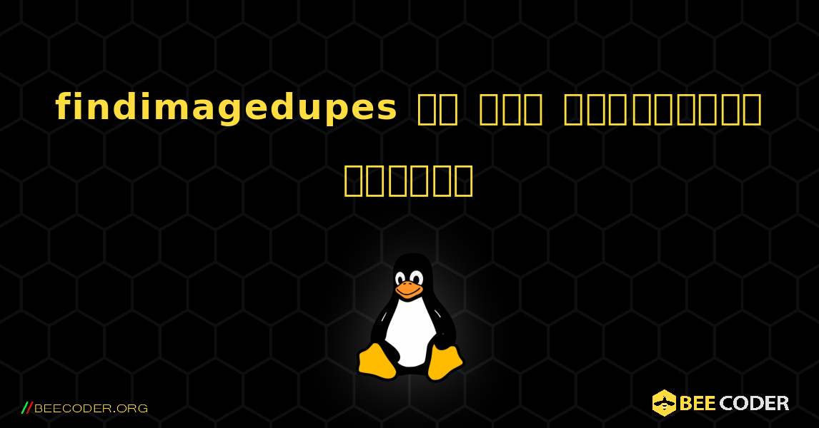 findimagedupes ని ఎలా ఇన్‌స్టాల్ చేయాలి. Linux