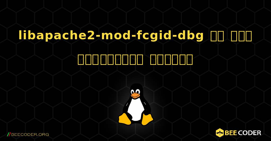 libapache2-mod-fcgid-dbg ని ఎలా ఇన్‌స్టాల్ చేయాలి. Linux