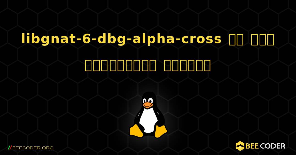 libgnat-6-dbg-alpha-cross ని ఎలా ఇన్‌స్టాల్ చేయాలి. Linux