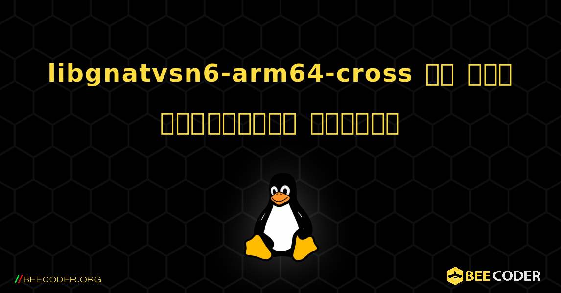 libgnatvsn6-arm64-cross ని ఎలా ఇన్‌స్టాల్ చేయాలి. Linux