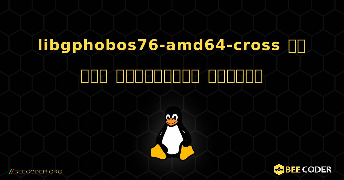 libgphobos76-amd64-cross ని ఎలా ఇన్‌స్టాల్ చేయాలి. Linux