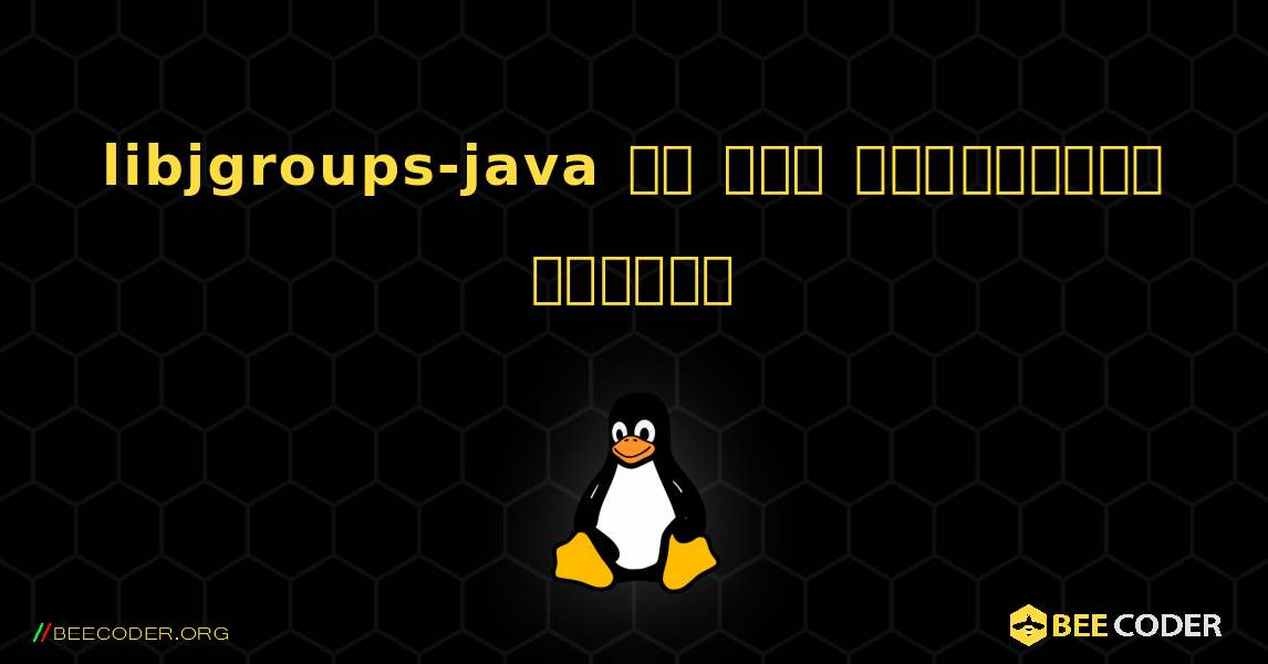 libjgroups-java ని ఎలా ఇన్‌స్టాల్ చేయాలి. Linux