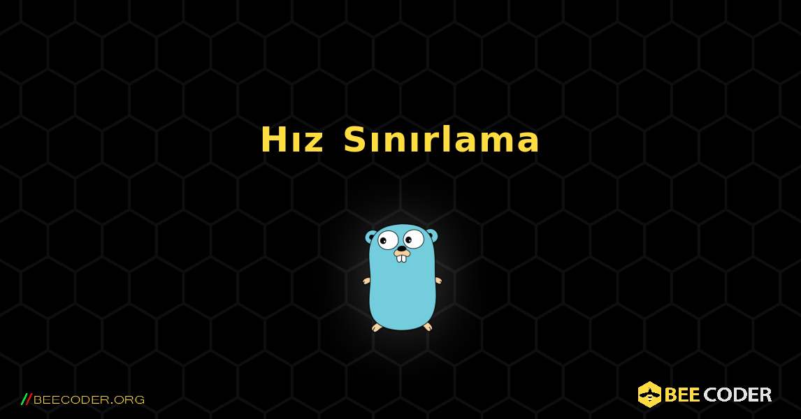 Hız Sınırlama. GoLang