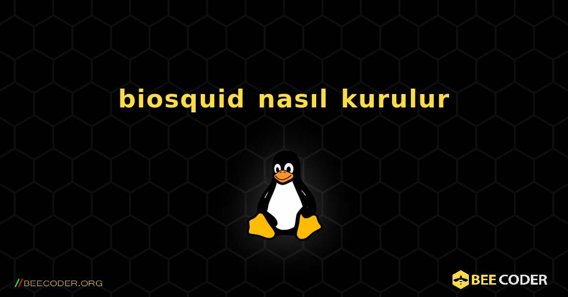 biosquid  nasıl kurulur. Linux