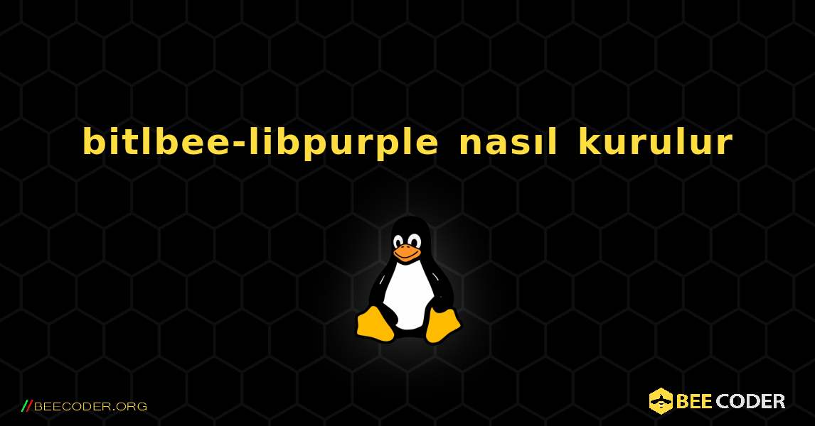 bitlbee-libpurple  nasıl kurulur. Linux