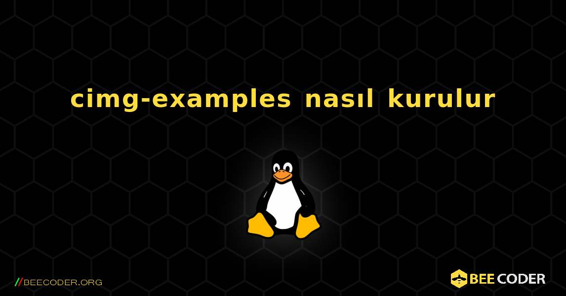 cimg-examples  nasıl kurulur. Linux