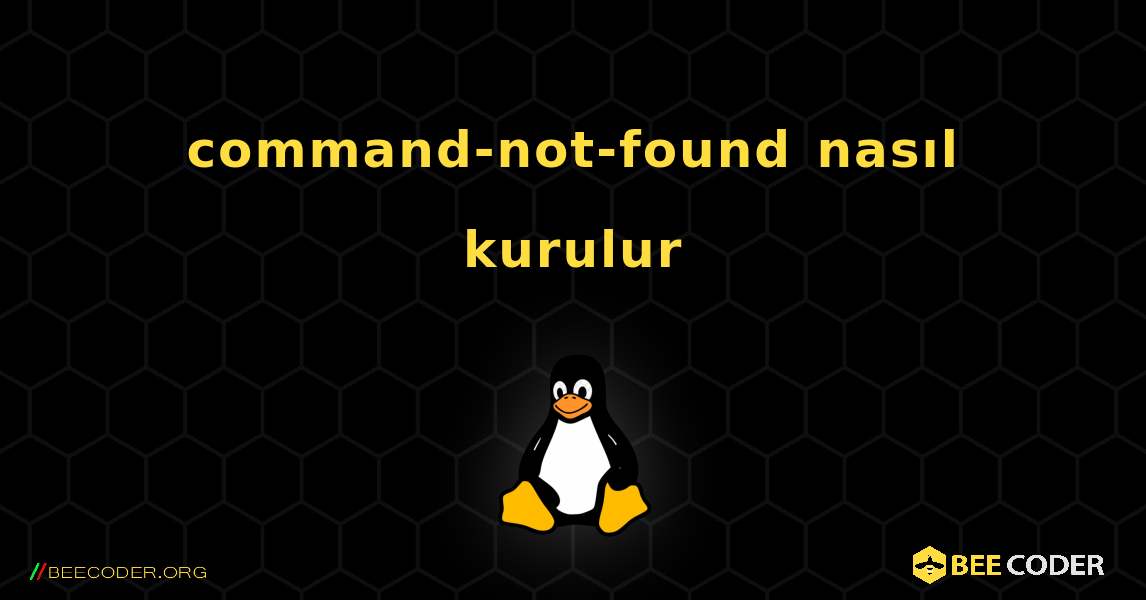 command-not-found  nasıl kurulur. Linux