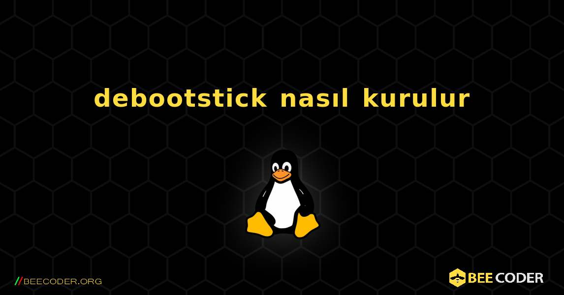 debootstick  nasıl kurulur. Linux
