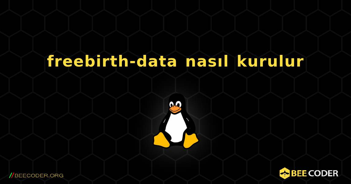 freebirth-data  nasıl kurulur. Linux