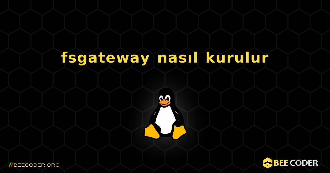 fsgateway  nasıl kurulur. Linux