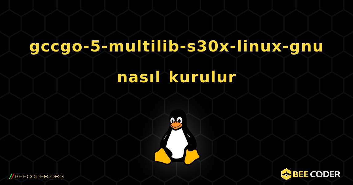 gccgo-5-multilib-s30x-linux-gnu  nasıl kurulur. Linux