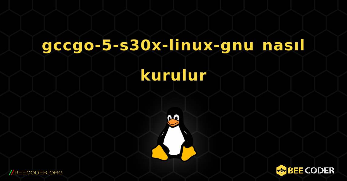 gccgo-5-s30x-linux-gnu  nasıl kurulur. Linux