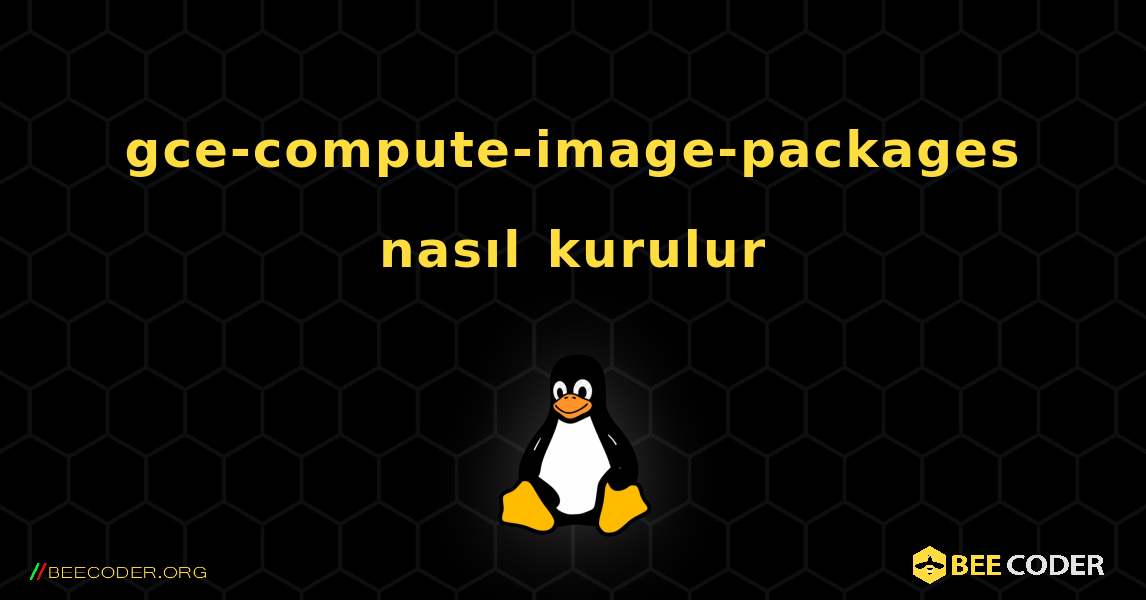 gce-compute-image-packages  nasıl kurulur. Linux