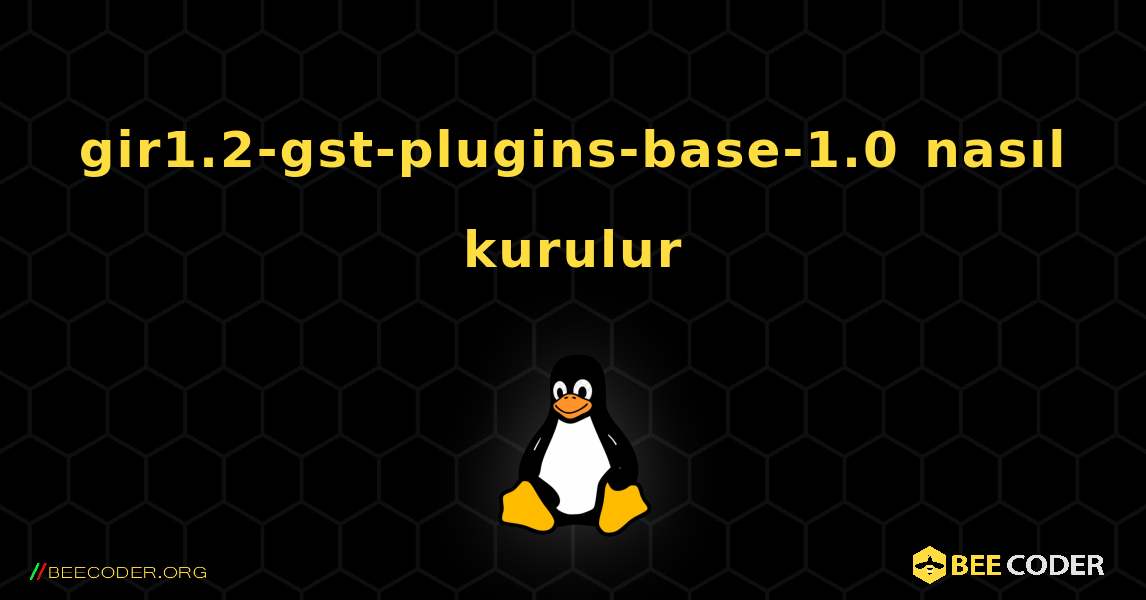 gir1.2-gst-plugins-base-1.0  nasıl kurulur. Linux